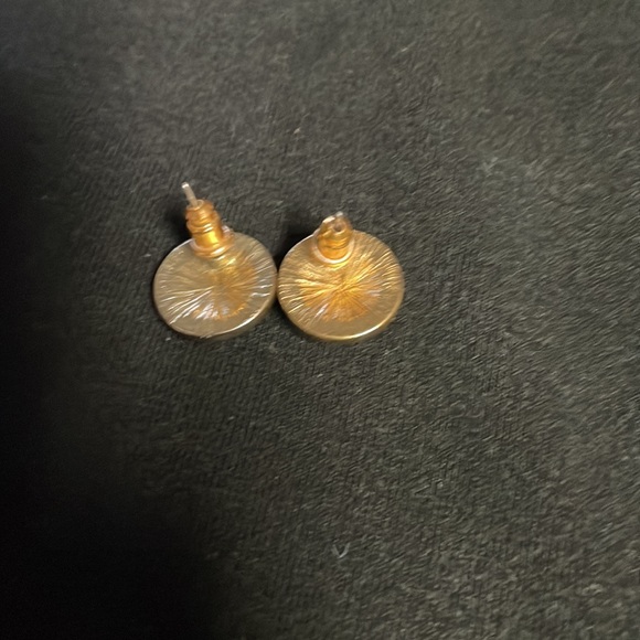 Accent Jewelry Red and Rhinestone Gold chain color Post earrings - Picture 4 of 4